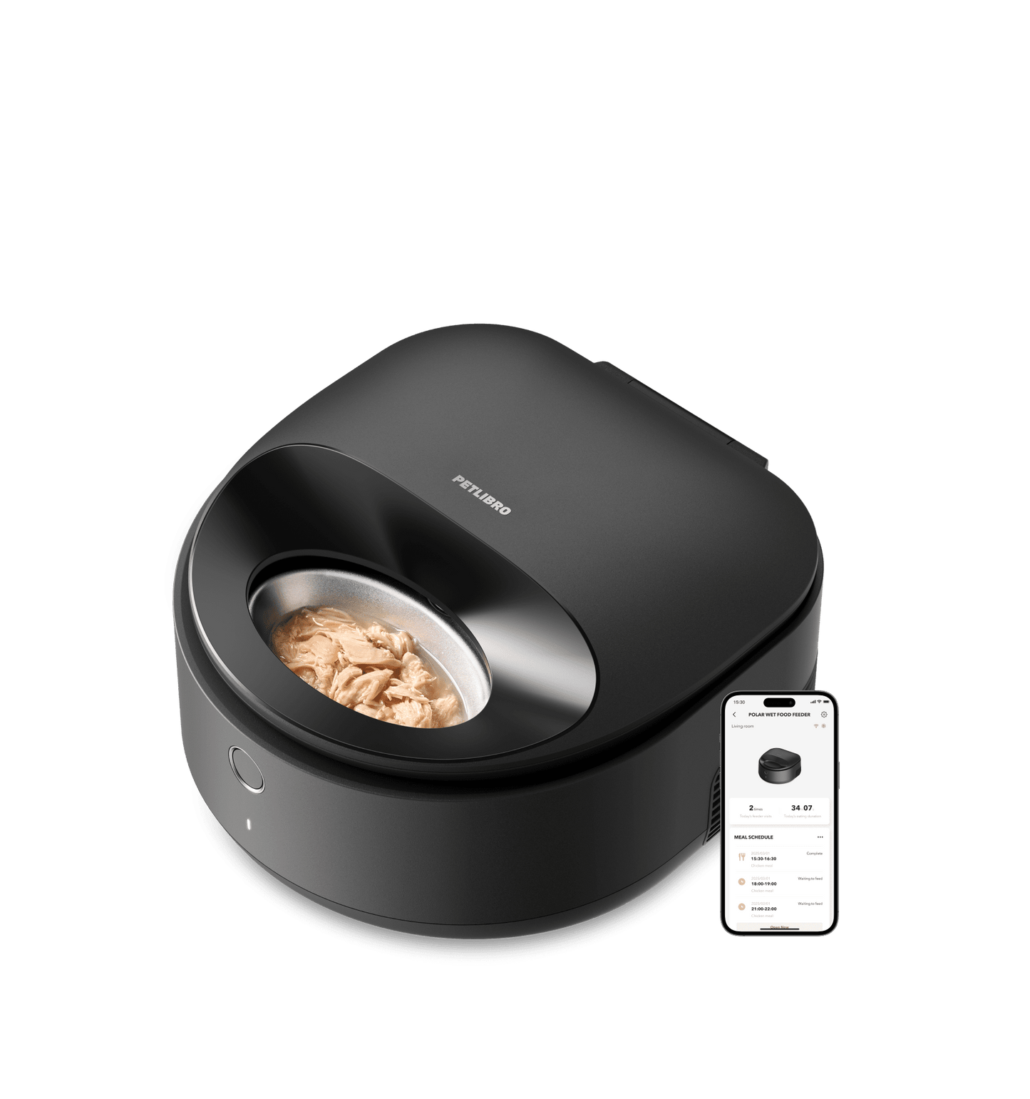 Polar Smart Wet Food Feeder for Pets Automatic Portion Control Feeding Bowl