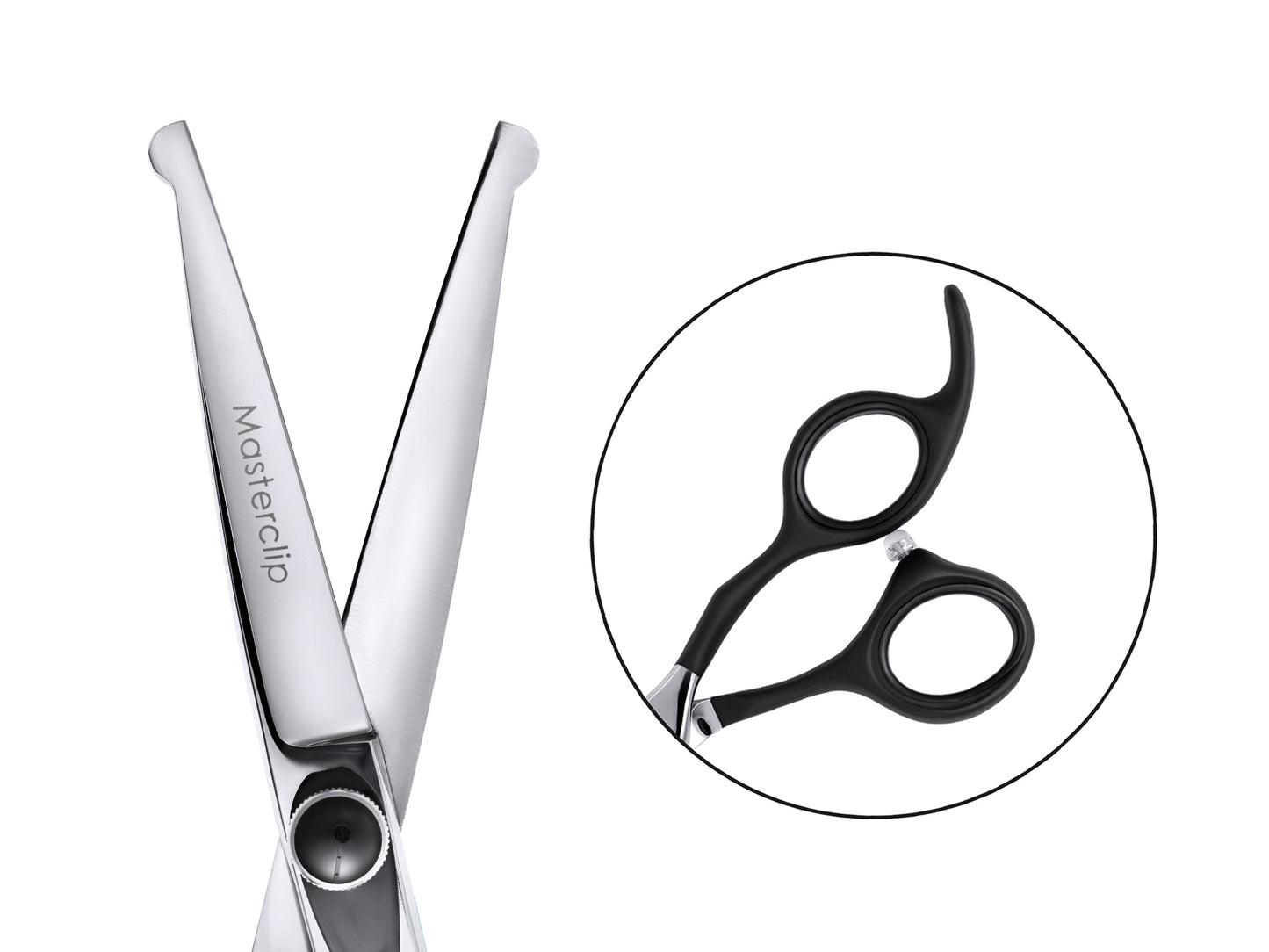 ONYX - 6” Premium Bull Nose Dog Grooming Scissors Shears | Right Handed