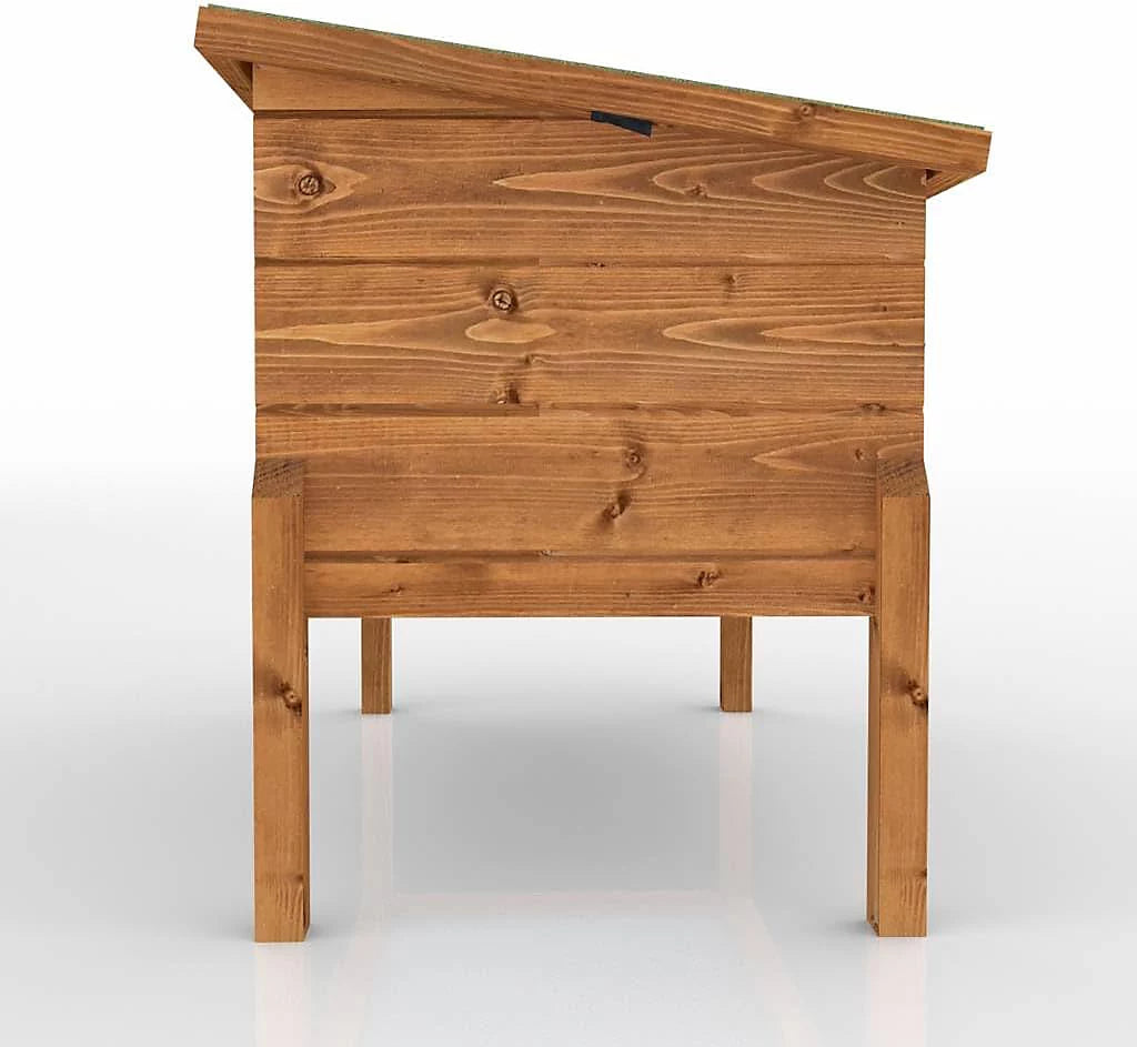 Outdoor Cat House with Flap